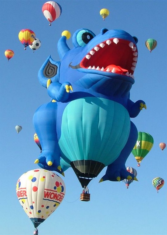 Una forma speciale alla Albuquerque International Balloon Fiesta (Foto A.Biasioli)